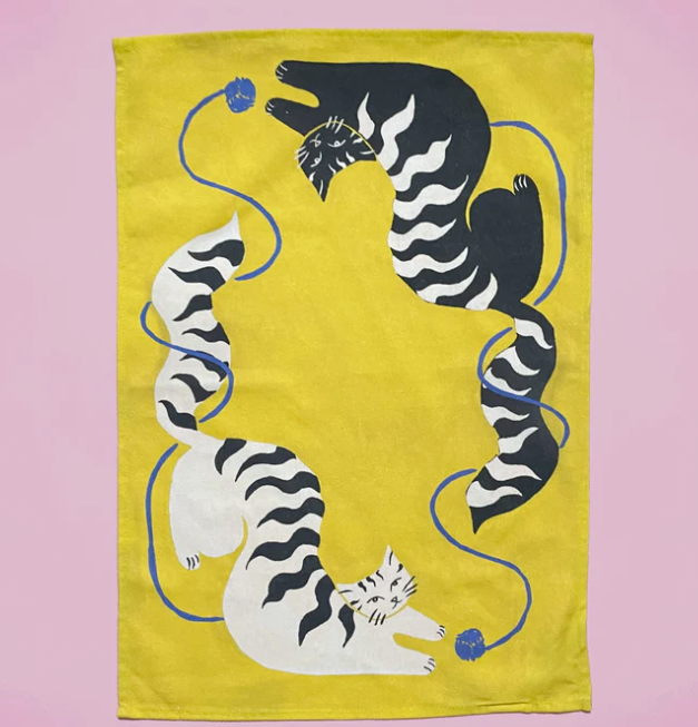Magic Cats Organic Tea Towels