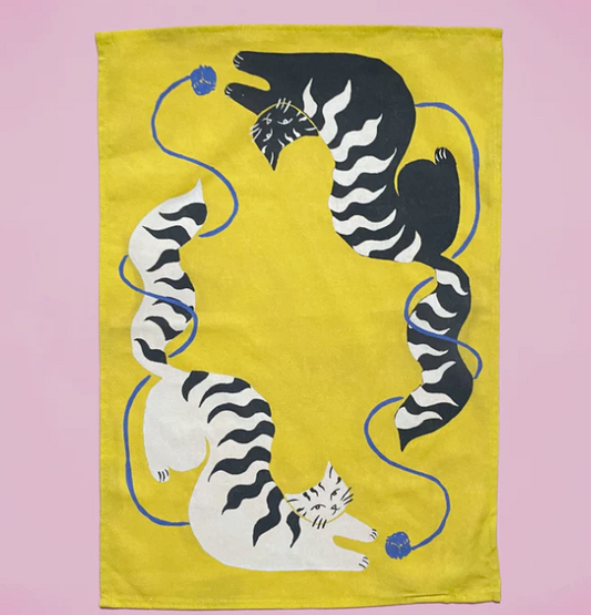 Magic Cats Organic Tea Towels