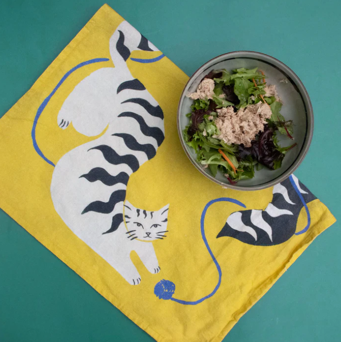 Magic Cats Organic Tea Towels