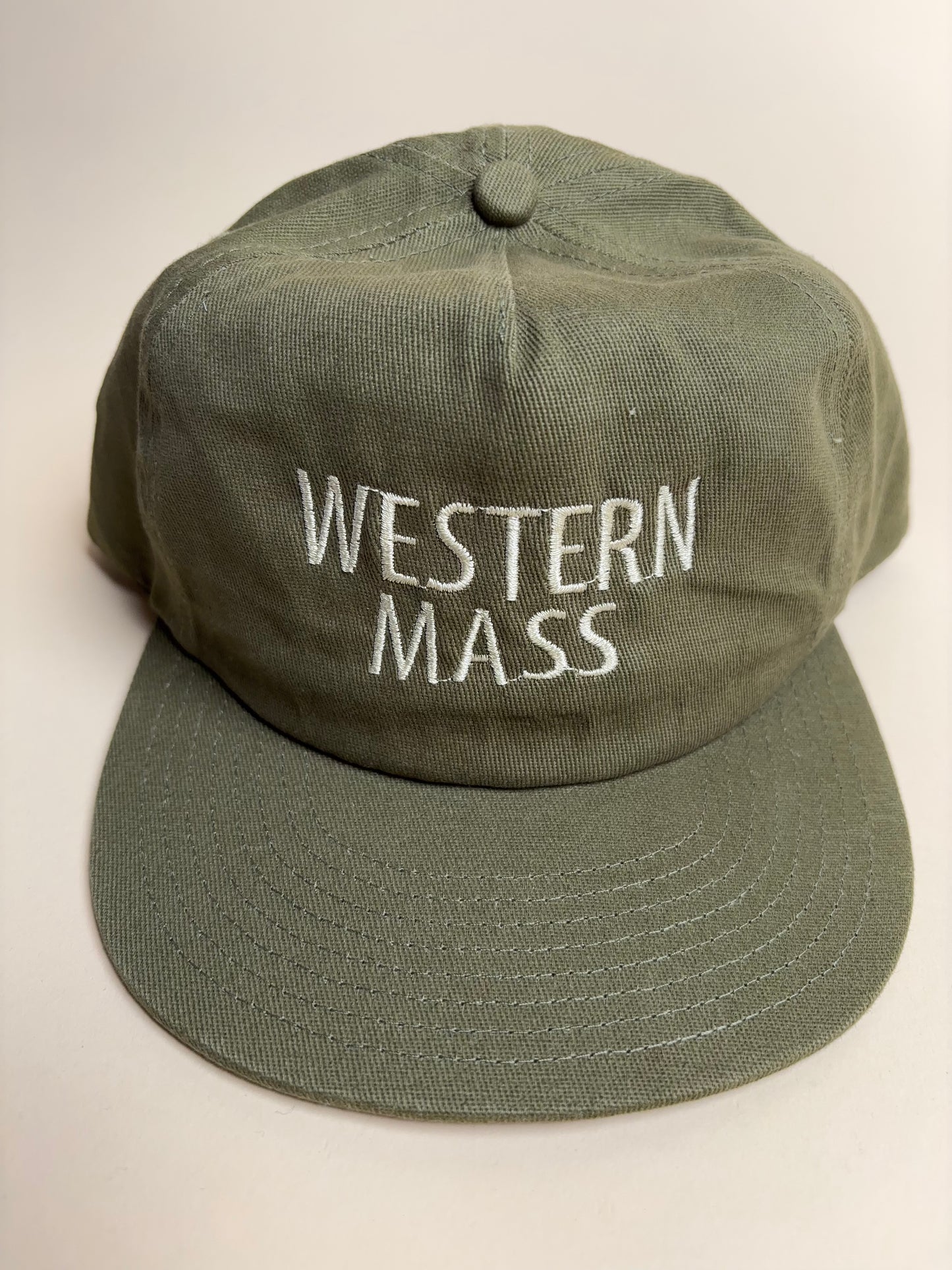 Western Mass Snap Back Brushed Cotton 5 panel Hat