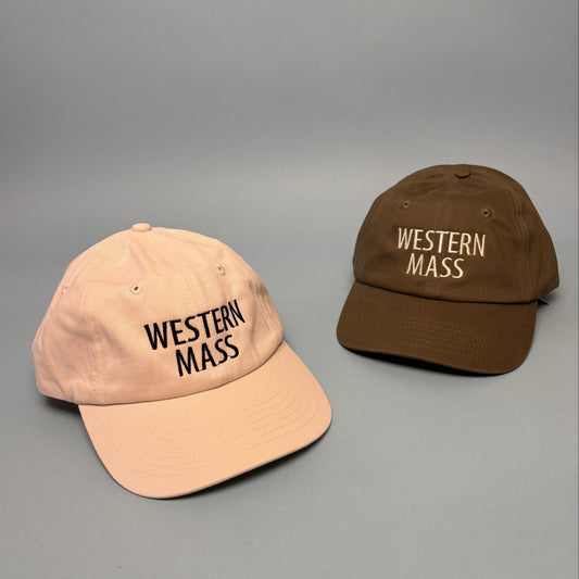 Western Mass Embroidered Cotton Dad Hat