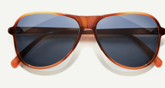orange and yellow gradient frames with a deep grey-blue lenses