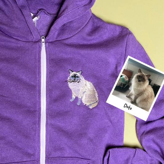 Custom Pet Portrait- Kids Sweatshirts - Toddler and Youth
