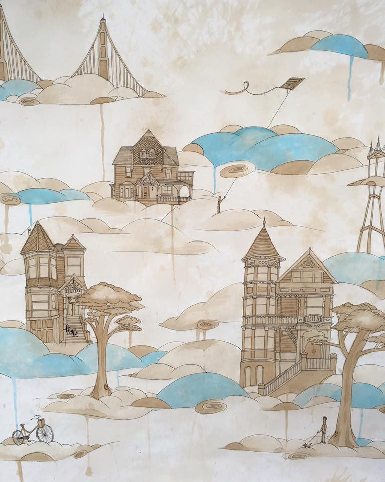 Limited Edition SF In The Clouds Signed Print