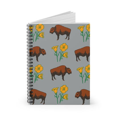 Buffalo Poppy Journal- Ruled Line - Notebook