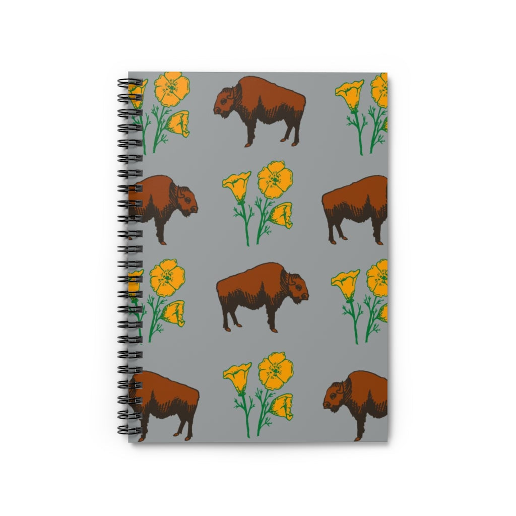 Buffalo Poppy Journal- Ruled Line - Notebook