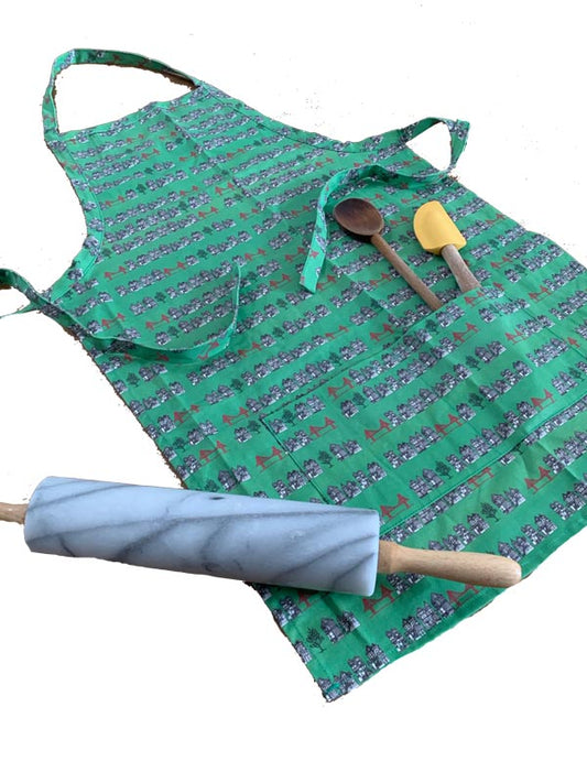 Victorian Bridges Cotton Apron