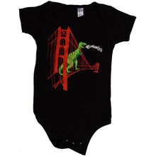 Infant Black San Francisco Dinosaur Bodysuit Onesie