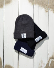 Navy Whale Patch Beanie
