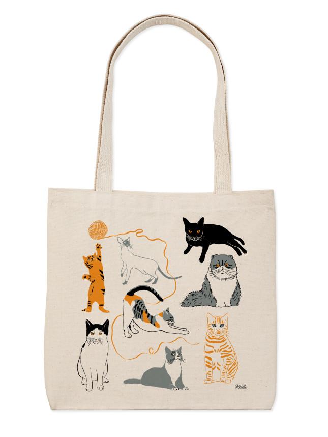 Cat Everyday Tote Claudia Pearson