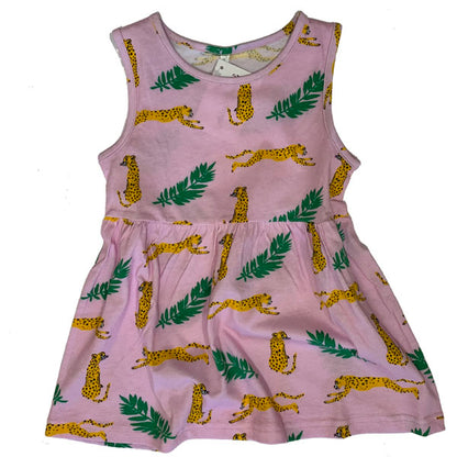 Kids Cotton Summer Dress Bundle- Cheetah and Narwhal Print