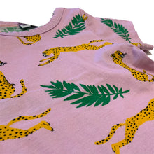 Pink Cheetah Print Baby Cotton Onesie
