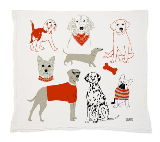 Claudia Pearson Dog Tea Towels