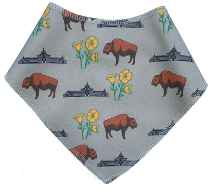 Buffalo Poppies Bib Scarf