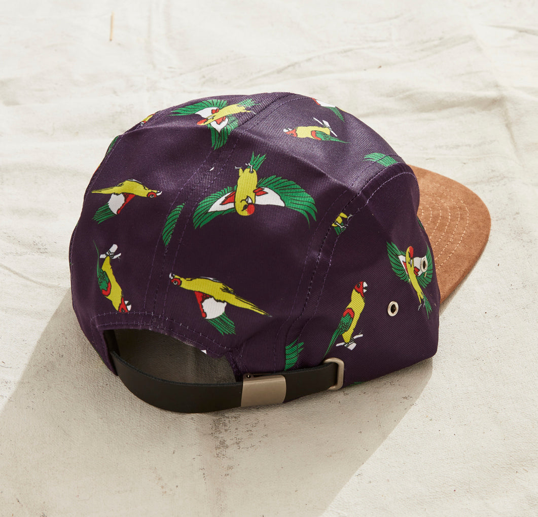 Flying Parrots Suede Brim Hat