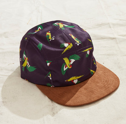 Flying Parrots Suede Brim Hat