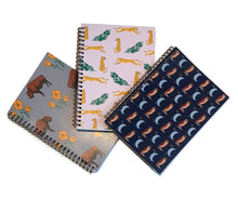 Journal Bundle- Ruled Line - Notebook - Cheetah, Bison, Owl