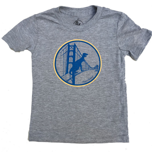 Kids Heather Grey Warriors Tee