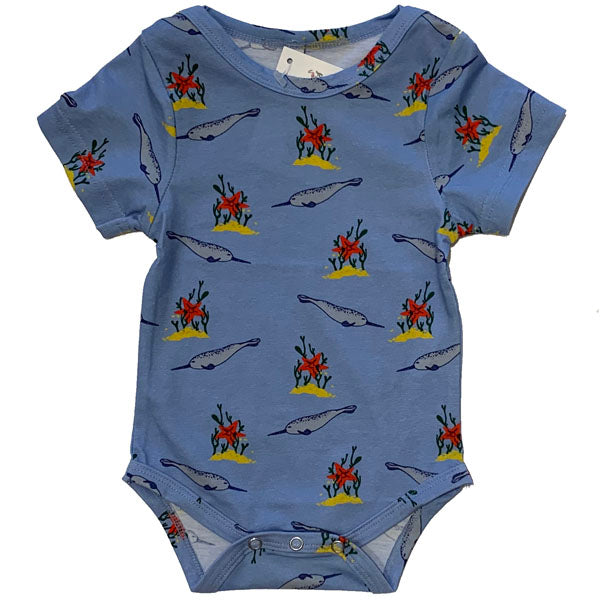 Adorable Narwhal Infant Bodysuit in Soft Cotton