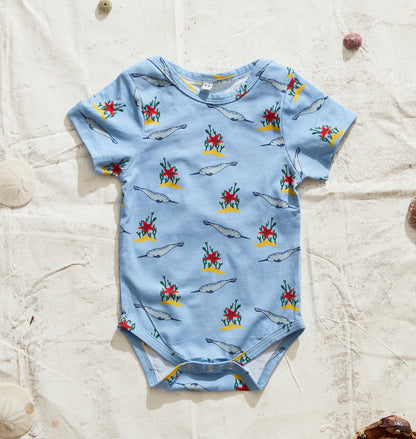 Adorable Narwhal Infant Bodysuit in Soft Cotton