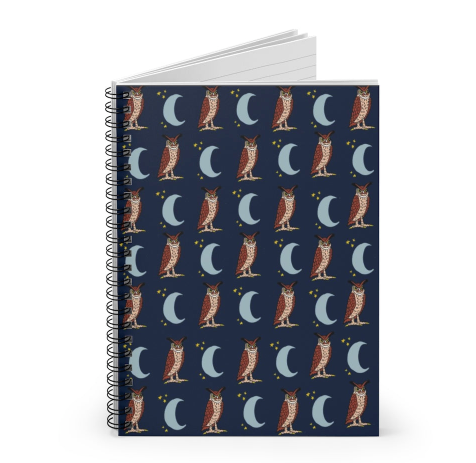 Journal Bundle- Ruled Line - Notebook - Cheetah, Bison, Owl