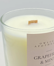 Grapefruit & Mint Scented Soy Candle Owlight