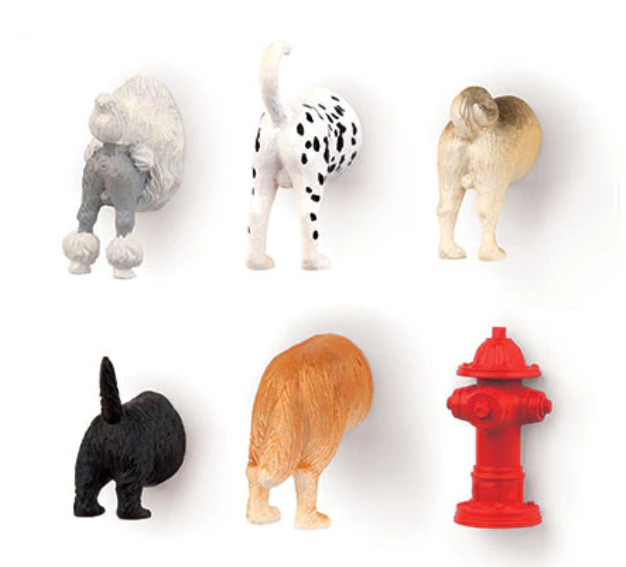 Dog Butt Magnets 6 Per Set