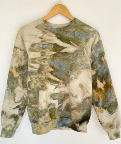 Organic Sweatshirt in Lichen - Mira Blackman