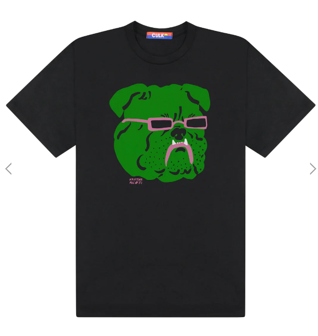 Kristina Micotti Green Bulldog Tee- CULK