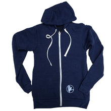 Unisex Navy Whale with Kite Ziphoody