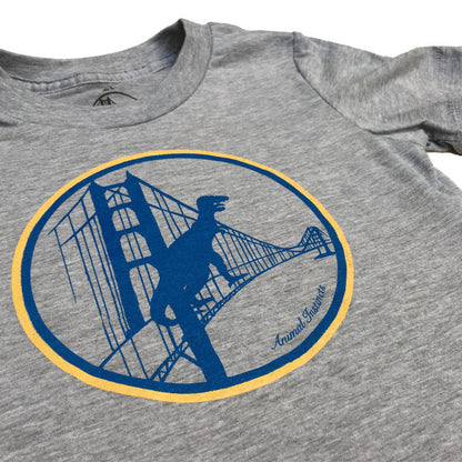 Kids Heather Grey Warriors Tee