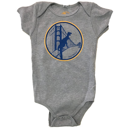 Infant Warriors Heather Grey Bodysuit Onesie