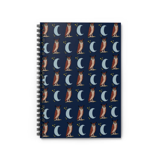 Owl Moon Journal - Ruled Line- Notebook