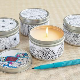 DOODLE CANDLES