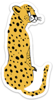 Cheetah Sticker